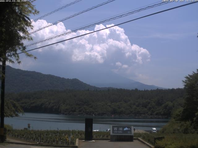 西湖からの富士山