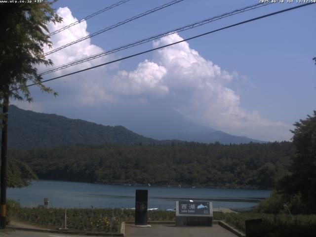 西湖からの富士山