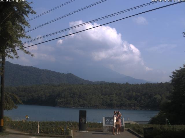 西湖からの富士山