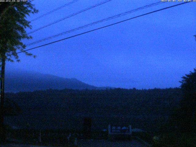 西湖からの富士山