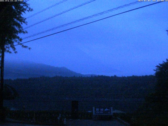 西湖からの富士山