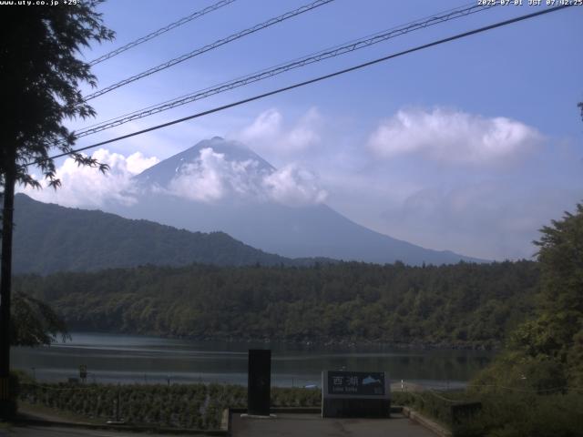 西湖からの富士山
