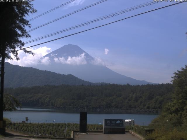 西湖からの富士山