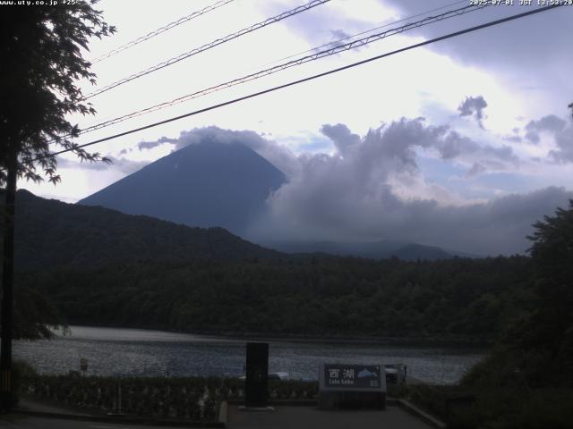 西湖からの富士山
