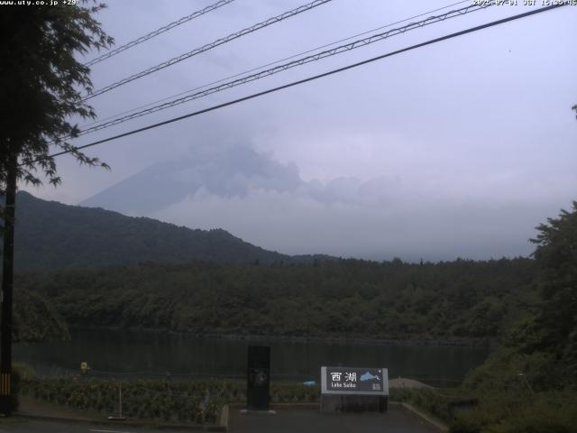 西湖からの富士山