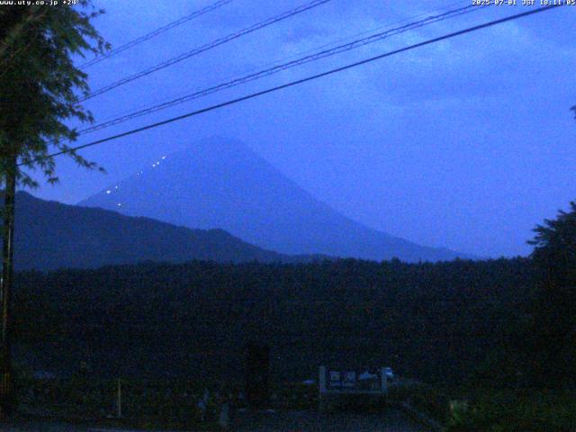 西湖からの富士山