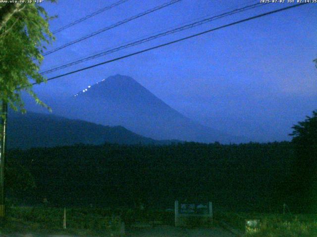 西湖からの富士山