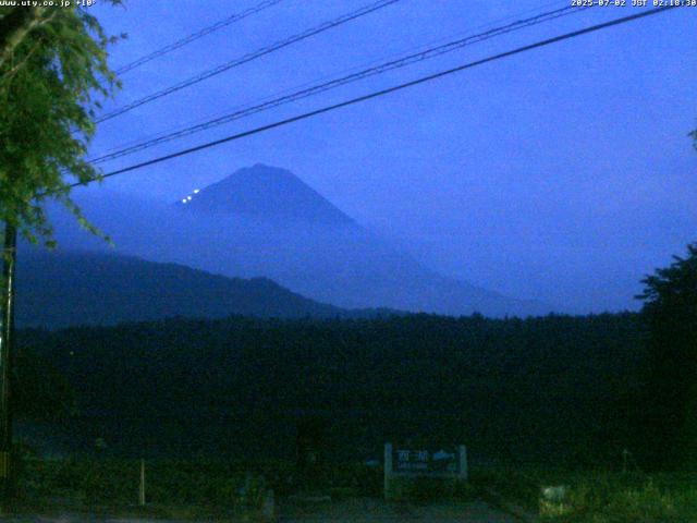 西湖からの富士山
