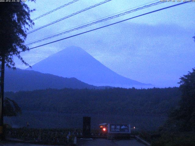 西湖からの富士山