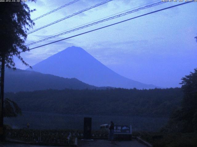 西湖からの富士山