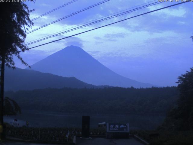 西湖からの富士山