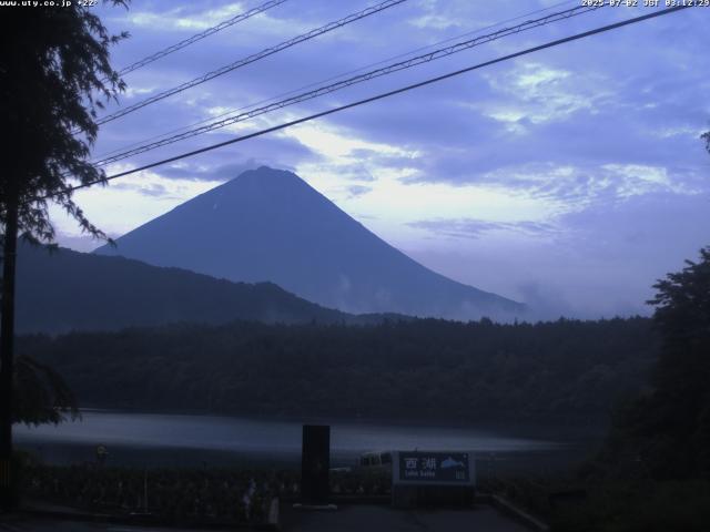西湖からの富士山