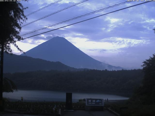 西湖からの富士山