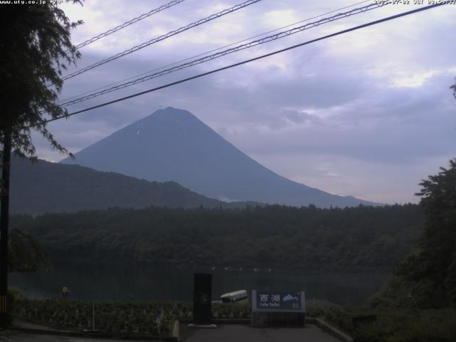 西湖からの富士山