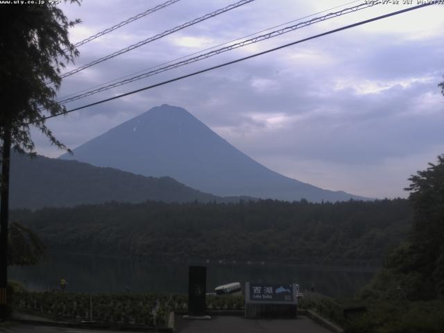 西湖からの富士山