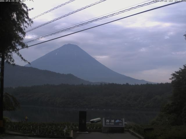 西湖からの富士山