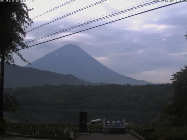 西湖からの富士山