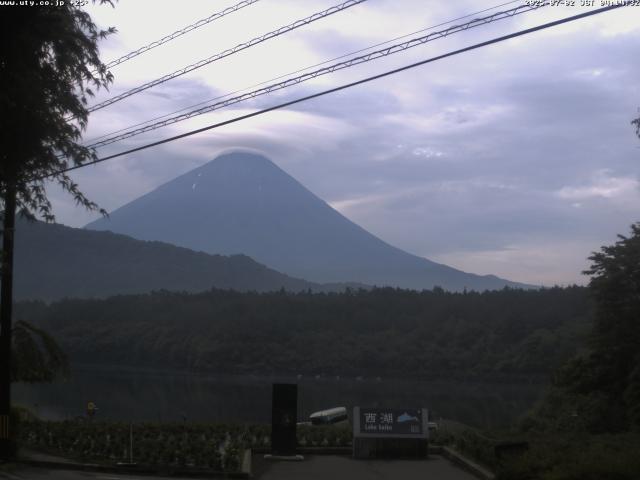 西湖からの富士山