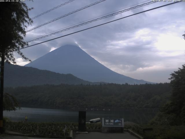 西湖からの富士山