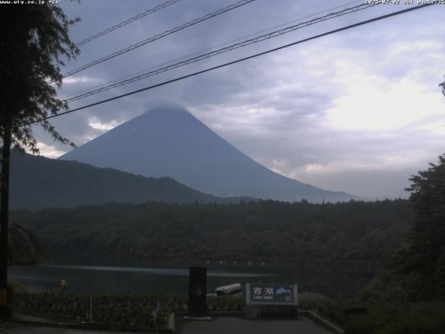 西湖からの富士山