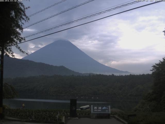 西湖からの富士山