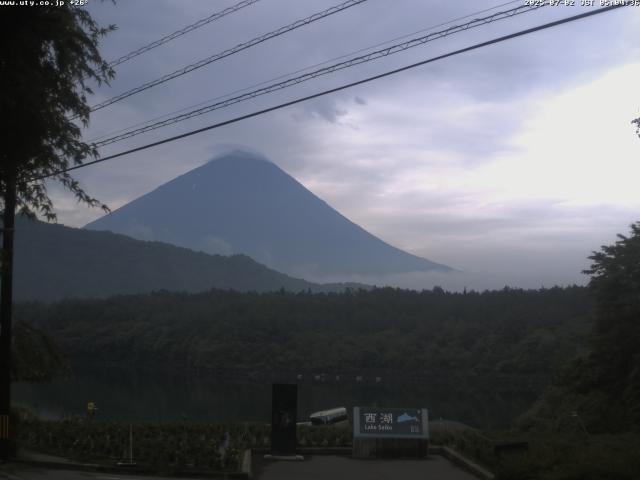 西湖からの富士山