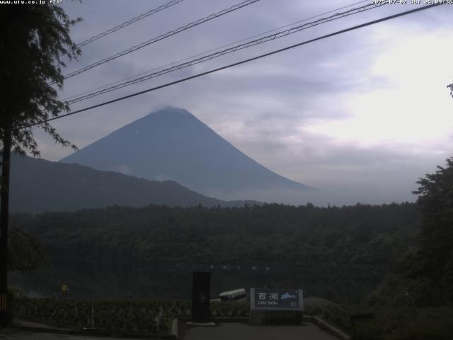 西湖からの富士山