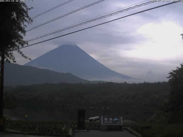 西湖からの富士山