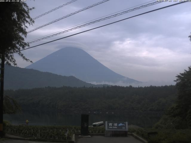 西湖からの富士山