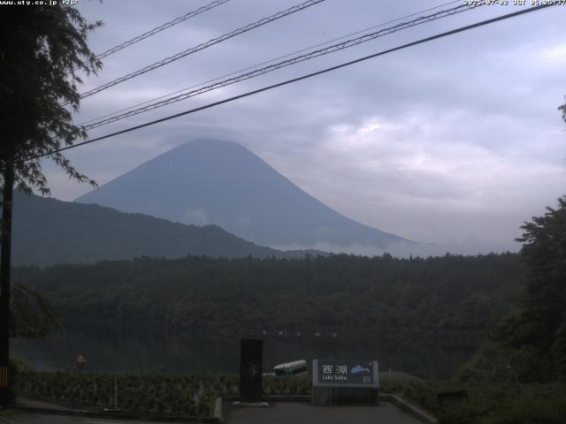 西湖からの富士山