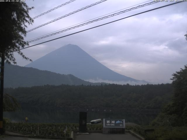 西湖からの富士山