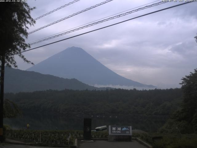 西湖からの富士山