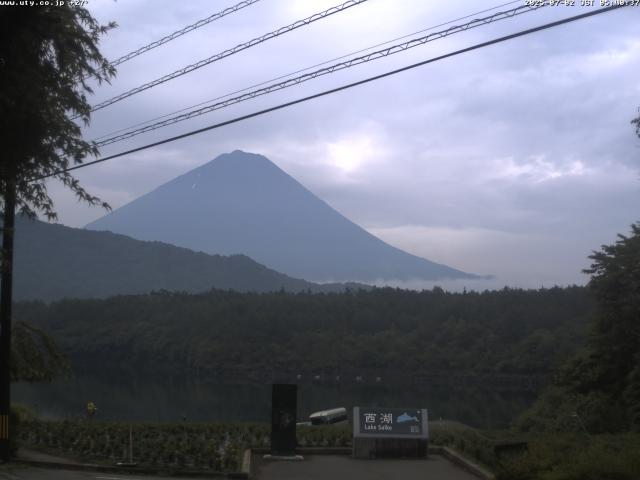西湖からの富士山