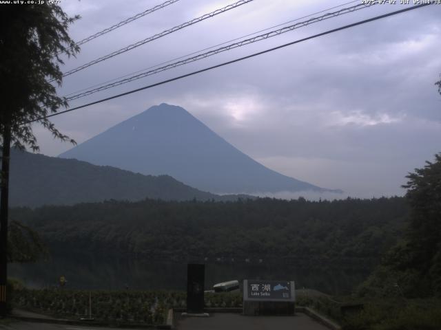 西湖からの富士山
