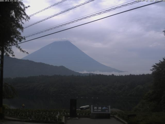 西湖からの富士山