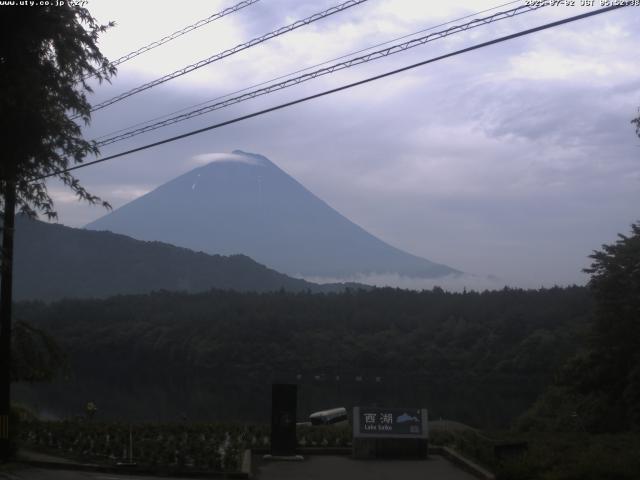 西湖からの富士山