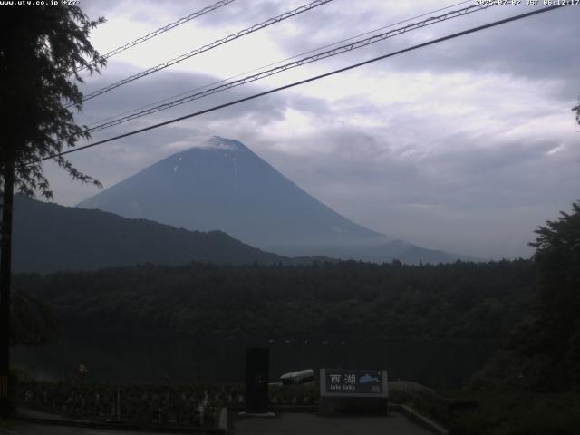 西湖からの富士山