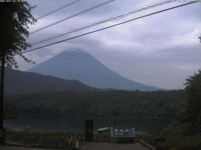 西湖からの富士山