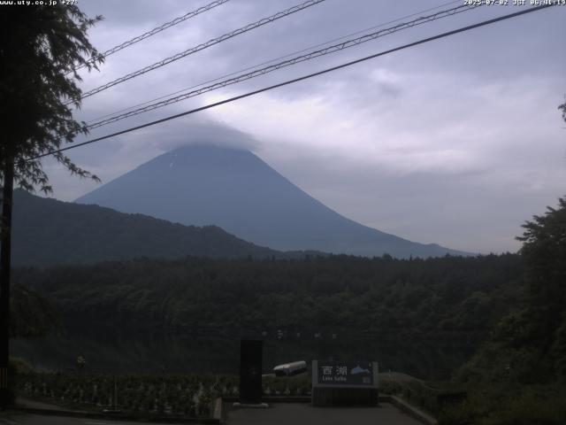 西湖からの富士山