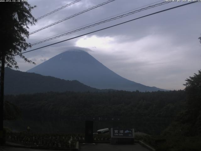 西湖からの富士山
