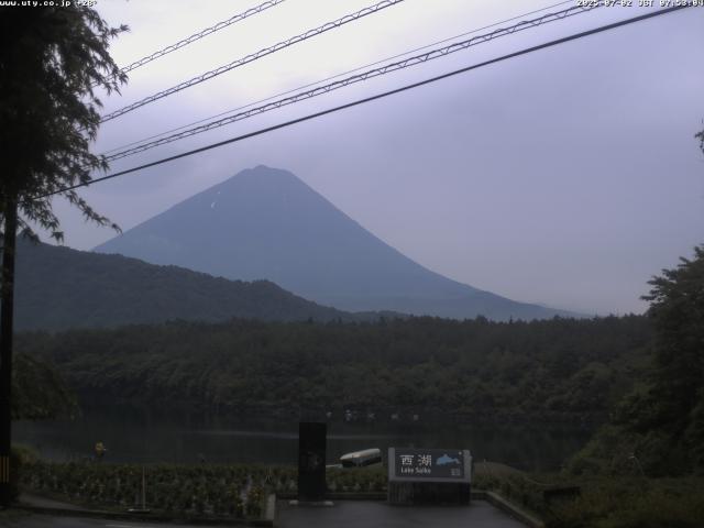 西湖からの富士山
