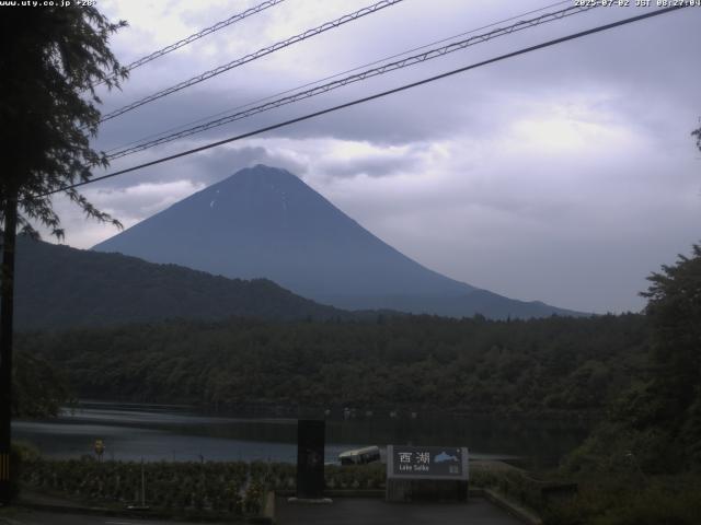西湖からの富士山