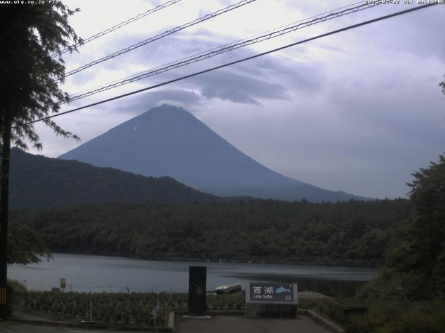 西湖からの富士山