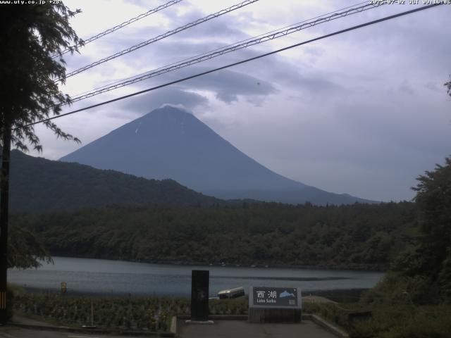 西湖からの富士山
