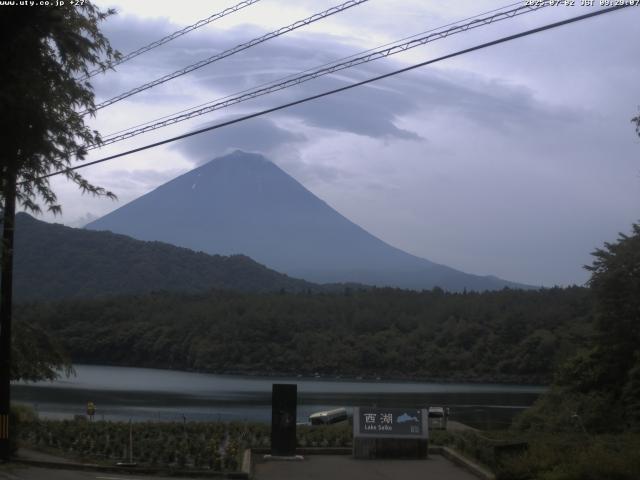 西湖からの富士山