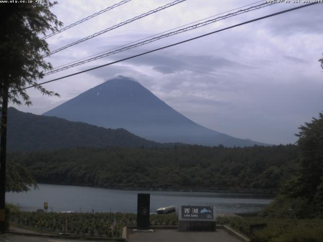 西湖からの富士山
