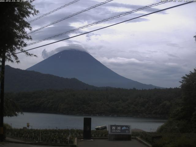 西湖からの富士山