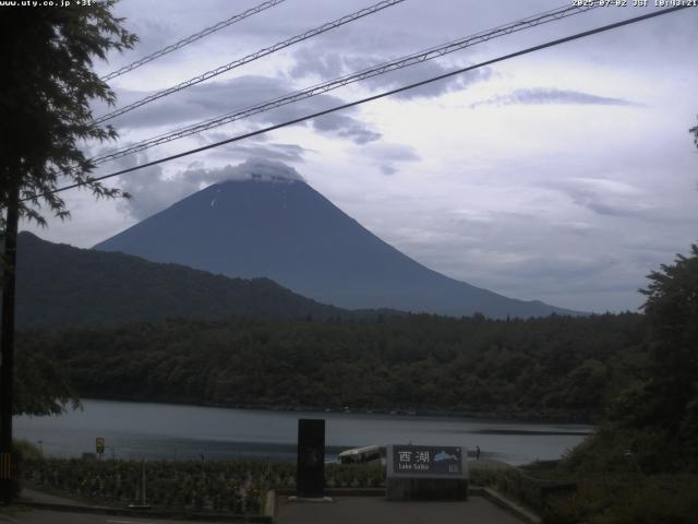 西湖からの富士山