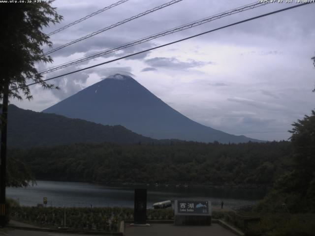 西湖からの富士山