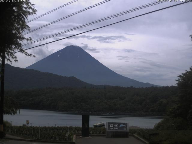 西湖からの富士山